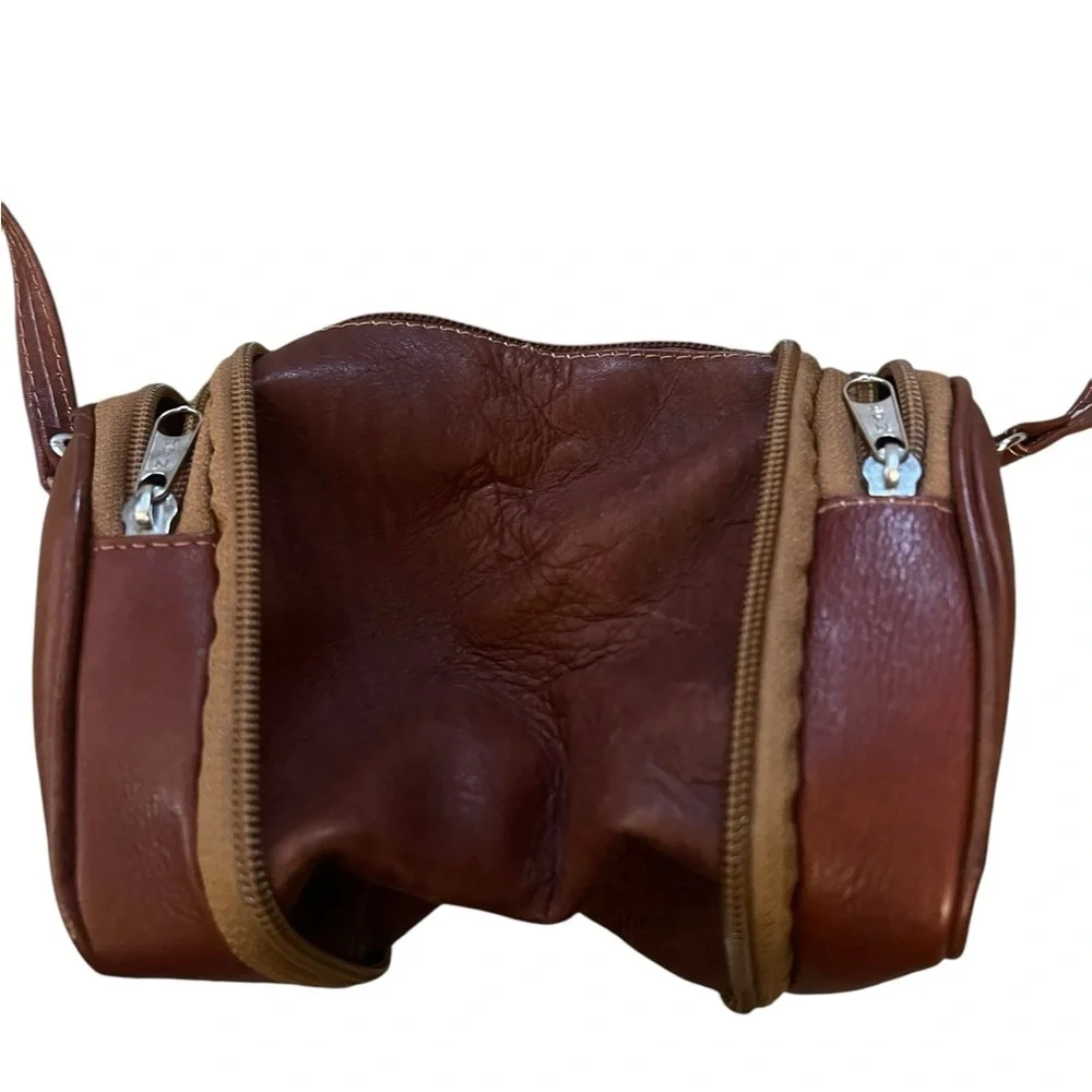 Adorable Leather Expandable Mini Duffel Crossbody Bag 🖤